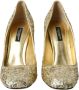 Dolce & Gabbana Gouden Kristal Pailletten Hakken Pumps Yellow Dames - Thumbnail 10