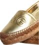 Dolce & Gabbana Gouden Leren Loafers Platte Espadrilles Schoenen Yellow Dames - Thumbnail 9