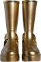 Dolce & Gabbana Gouden metallic PVC regenlaarzen Yellow Dames - Thumbnail 2