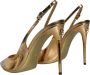 Dolce & Gabbana Gouden Patentleren Slingback Hakken Yellow Dames - Thumbnail 4