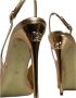 Dolce & Gabbana Gouden Patentleren Slingback Hakken Yellow Dames - Thumbnail 6