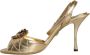 Dolce & Gabbana Gouden Stiletto Hakken Sandalen Yellow Dames - Thumbnail 5