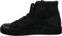 Dolce & Gabbana Groen Zwart Corduroy High Top Sneakers Black Heren - Thumbnail 5