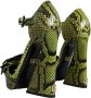 Dolce & Gabbana Gele exotische leren enkelband hakken sandalen schoenen Multicolor Dames - Thumbnail 12