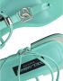 Dolce & Gabbana Groene leren enkelband platte sandalen Blue Dames - Thumbnail 7