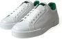 Dolce & Gabbana Groene Leren Lage Sneakers White Heren - Thumbnail 3