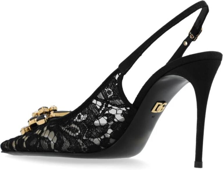 Dolce & Gabbana Hakken schoenen Lollo Black Dames