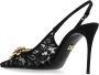 Dolce & Gabbana Hakken schoenen Lollo Black Dames - Thumbnail 5