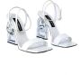 Dolce & Gabbana Hakken Vierkante Sandalen White Dames - Thumbnail 2