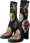 Dolce & Gabbana Hartprint Mid-Calf Laarzen Multicolor Dames - Thumbnail 3