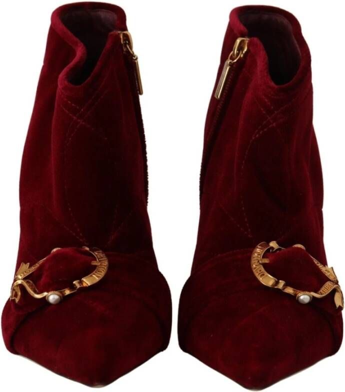 Dolce & Gabbana Heeled Boots Rood Dames