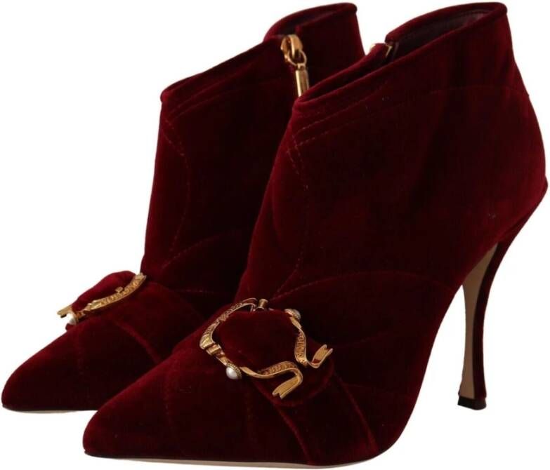 Dolce & Gabbana Heeled Boots Rood Dames