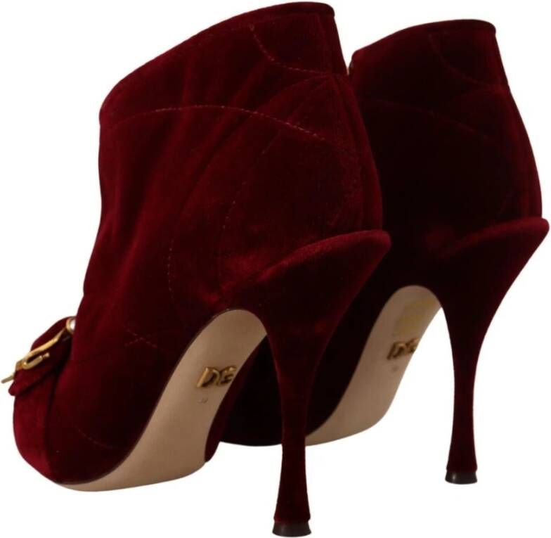 Dolce & Gabbana Heeled Boots Rood Dames