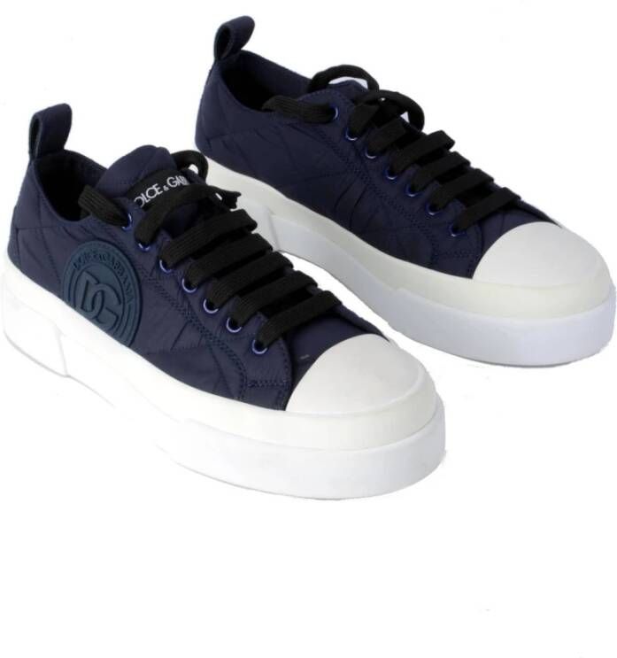 Dolce & Gabbana Heren Lage Sneakers Blue Heren