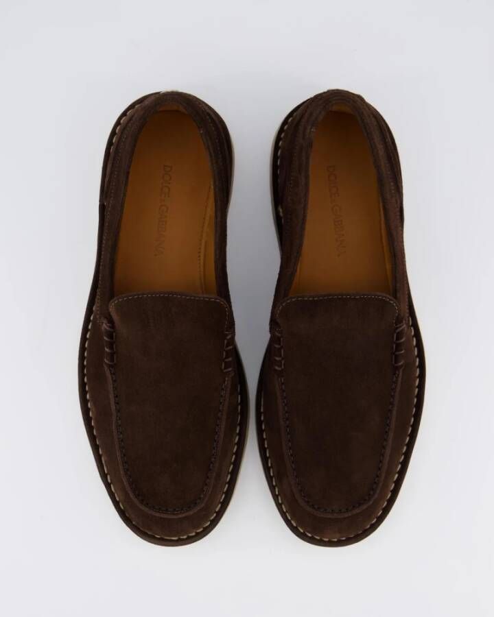 Dolce & Gabbana Heren Stijlvolle Slippers Brown Heren