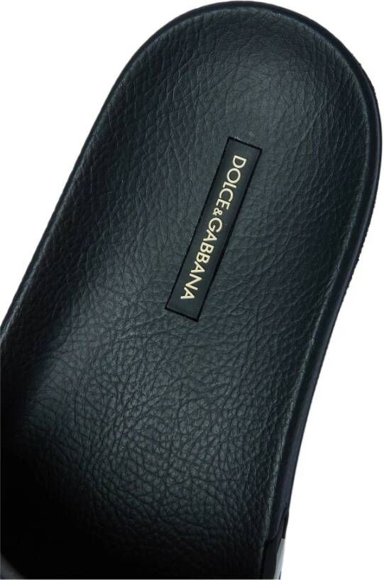 Dolce & Gabbana Heren Strand Slippers Black Heren