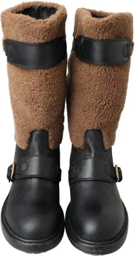 Dolce & Gabbana High Boots Brown Heren