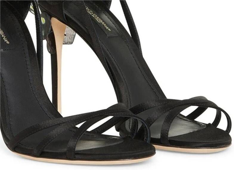 Dolce & Gabbana High Heel Sandals Black Dames