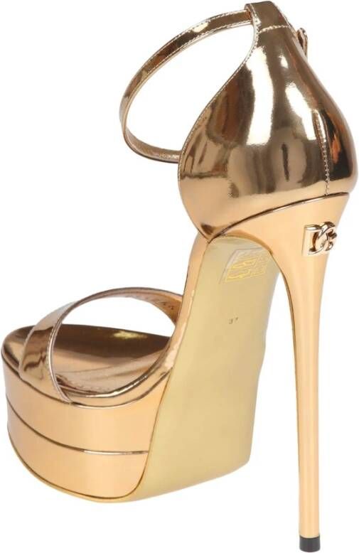 Dolce & Gabbana High Heel Sandals Geel Dames