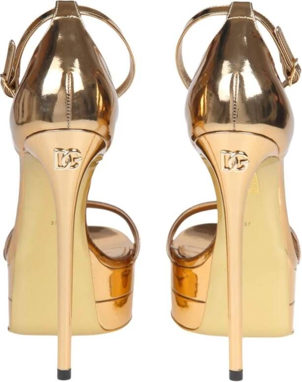 Dolce & Gabbana High Heel Sandals Geel Dames