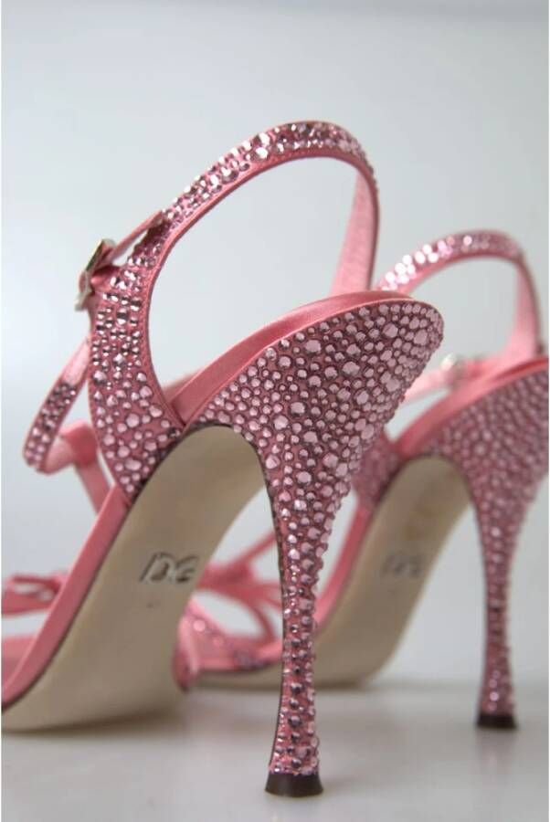 Dolce & Gabbana High Heel Sandals Pink Heren