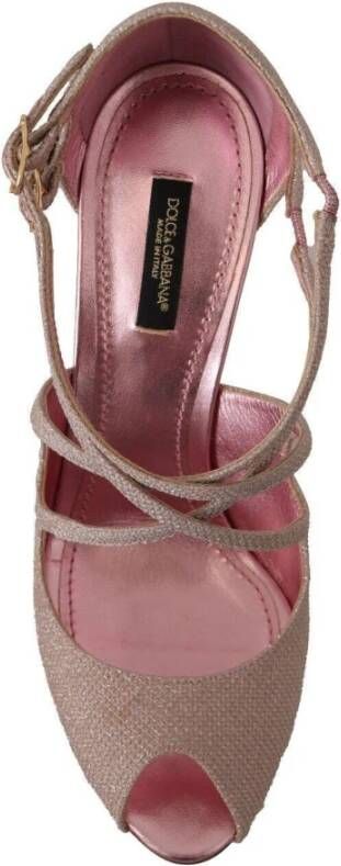 Dolce & Gabbana High Heel Sandals Roze Dames