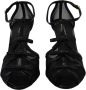 Dolce & Gabbana Zwarte Stiletto Sandalen Black Dames - Thumbnail 2