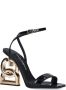 Dolce & Gabbana Hoge sandalen met hak 'Keira' Zwart Dames - Thumbnail 8