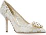 Dolce & Gabbana Witte Hak Schoenen Elegante Stijl White Dames - Thumbnail 9