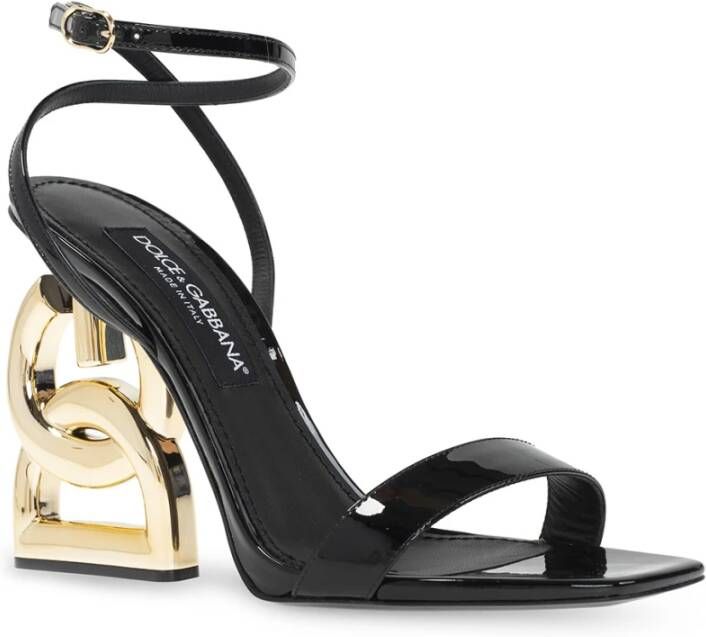 Dolce & Gabbana Hoge sandalen met hak 'Keira' Zwart Dames