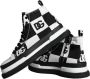 Dolce & Gabbana Hoge Top Geruite Sneakers Schoenen Black Heren - Thumbnail 7