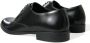 Dolce & Gabbana Italiaanse leren veterschoenen Black Heren - Thumbnail 4