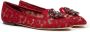 Dolce & Gabbana Kanten Ballerina Schoenen Red Dames - Thumbnail 2