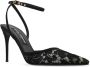 Dolce & Gabbana Zwarte Hakken Stijl van Dolce Gabbana Black Dames - Thumbnail 4