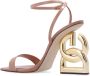 Dolce & Gabbana Keira sandalen met decoratieve hak Beige Dames - Thumbnail 5