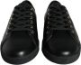 Dolce & Gabbana Klassieke Zwarte Gouden Leren Sneakers Schoenen Black Heren - Thumbnail 2