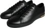 Dolce & Gabbana Klassieke Zwarte Gouden Leren Sneakers Schoenen Black Heren - Thumbnail 3