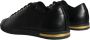 Dolce & Gabbana Klassieke Zwarte Gouden Leren Sneakers Schoenen Black Heren - Thumbnail 4