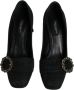 Dolce & Gabbana Kristal Jacquard Hakken Zwart Hoge Kwaliteit Black Dames - Thumbnail 3