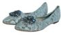 Dolce & Gabbana Blauwe Kant Kristal Ballet Flats Loafers Schoenen Blue Dames - Thumbnail 3