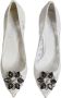 Dolce & Gabbana Kristal Kant Hak Pumps Wit White Dames - Thumbnail 3