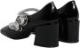 Dolce & Gabbana Kristal Mary Jane Zwarte Leren Pumps Black Dames - Thumbnail 5