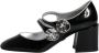 Dolce & Gabbana Kristal Mary Jane Zwarte Leren Pumps Black Dames - Thumbnail 6