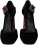 Dolce & Gabbana Kristalversierde Velvet Mary Jane Pumps Black Dames - Thumbnail 2