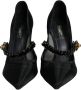 Dolce & Gabbana Kristal Mesh Mary Jane Pumps Black Dames - Thumbnail 8