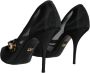 Dolce & Gabbana Kristal Mesh Mary Jane Pumps Black Dames - Thumbnail 10