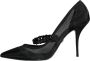 Dolce & Gabbana Kristal Mesh Mary Jane Pumps Black Dames - Thumbnail 11