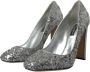 Dolce & Gabbana Zilveren Paillet Kristal Hakken Pumps Gray Dames - Thumbnail 11