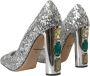 Dolce & Gabbana Zilveren Paillet Kristal Hakken Pumps Gray Dames - Thumbnail 12