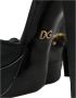 Dolce & Gabbana Kristal Platform Zwarte Leren Sandalen Black Dames - Thumbnail 5